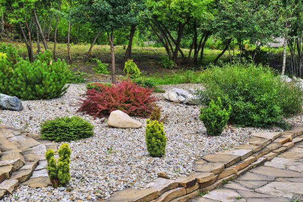 Rock Landscaping in Roseville
