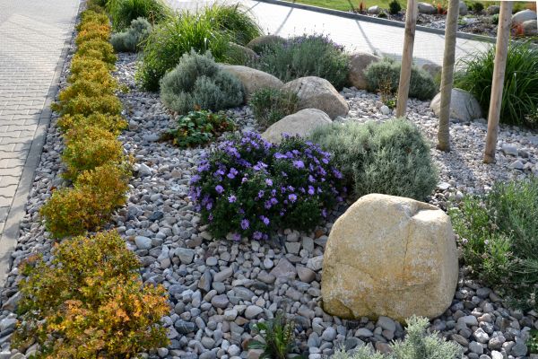 Decorative Rock Installation in Roseville