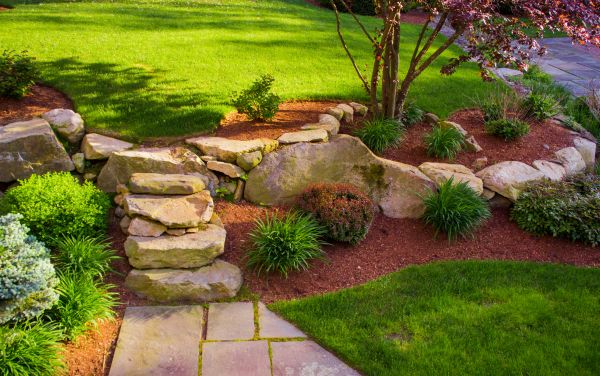 Rock Feature Landscaping